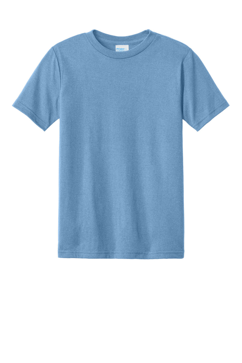 Port & Co Youth CVC Tee - Tundra Blue