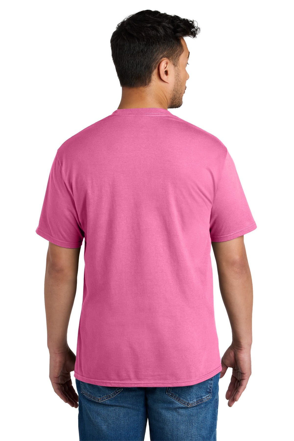 Port & Co CVC Tee - Awareness Pink