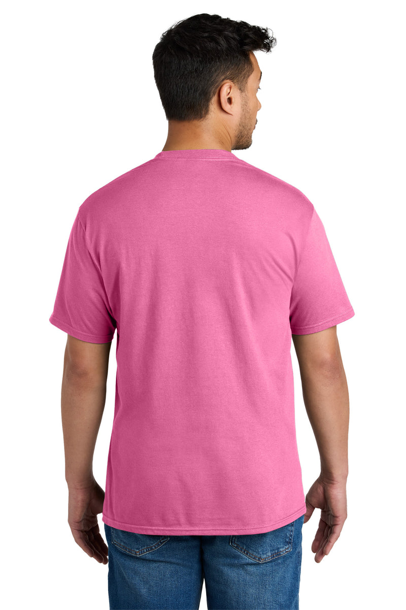 Port & Co CVC Tee - Awareness Pink