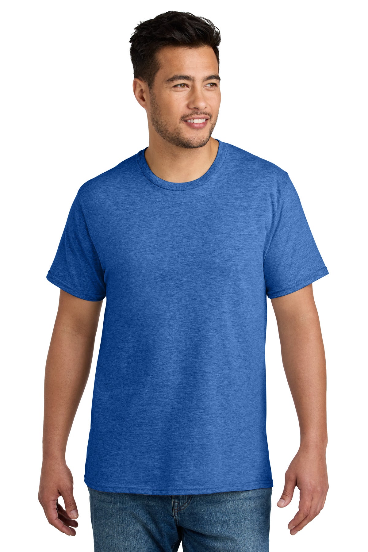 Port & Co CVC Tee - Heather Royal