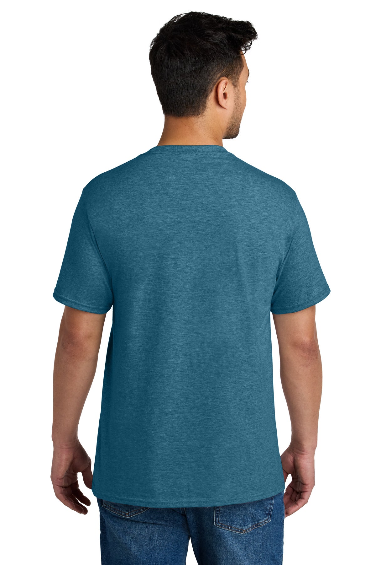 Port & Co CVC Tee - Mountain Blue Heather