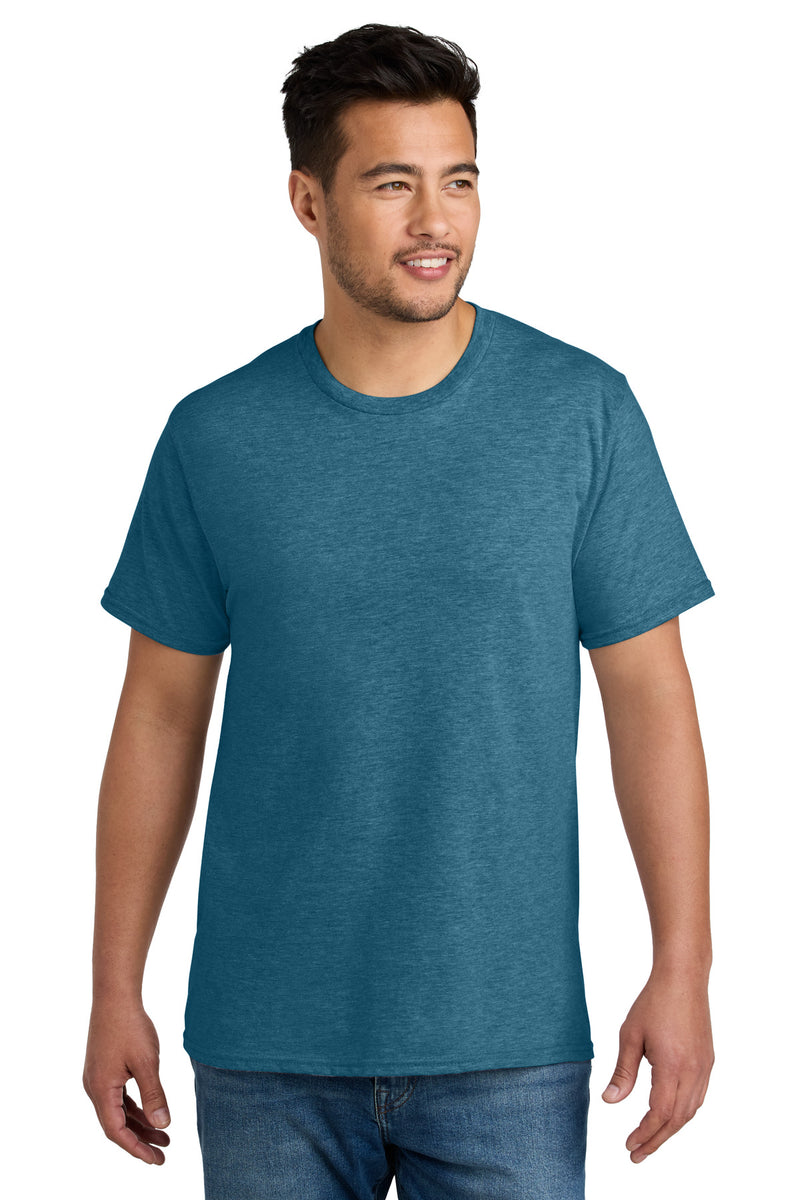 Port & Co CVC Tee - Mountain Blue Heather