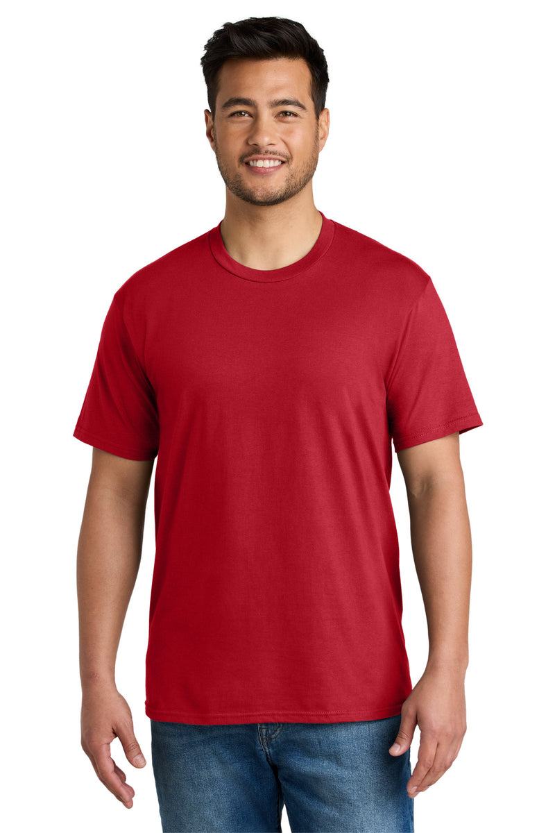 Port & Co CVC Tee - Red