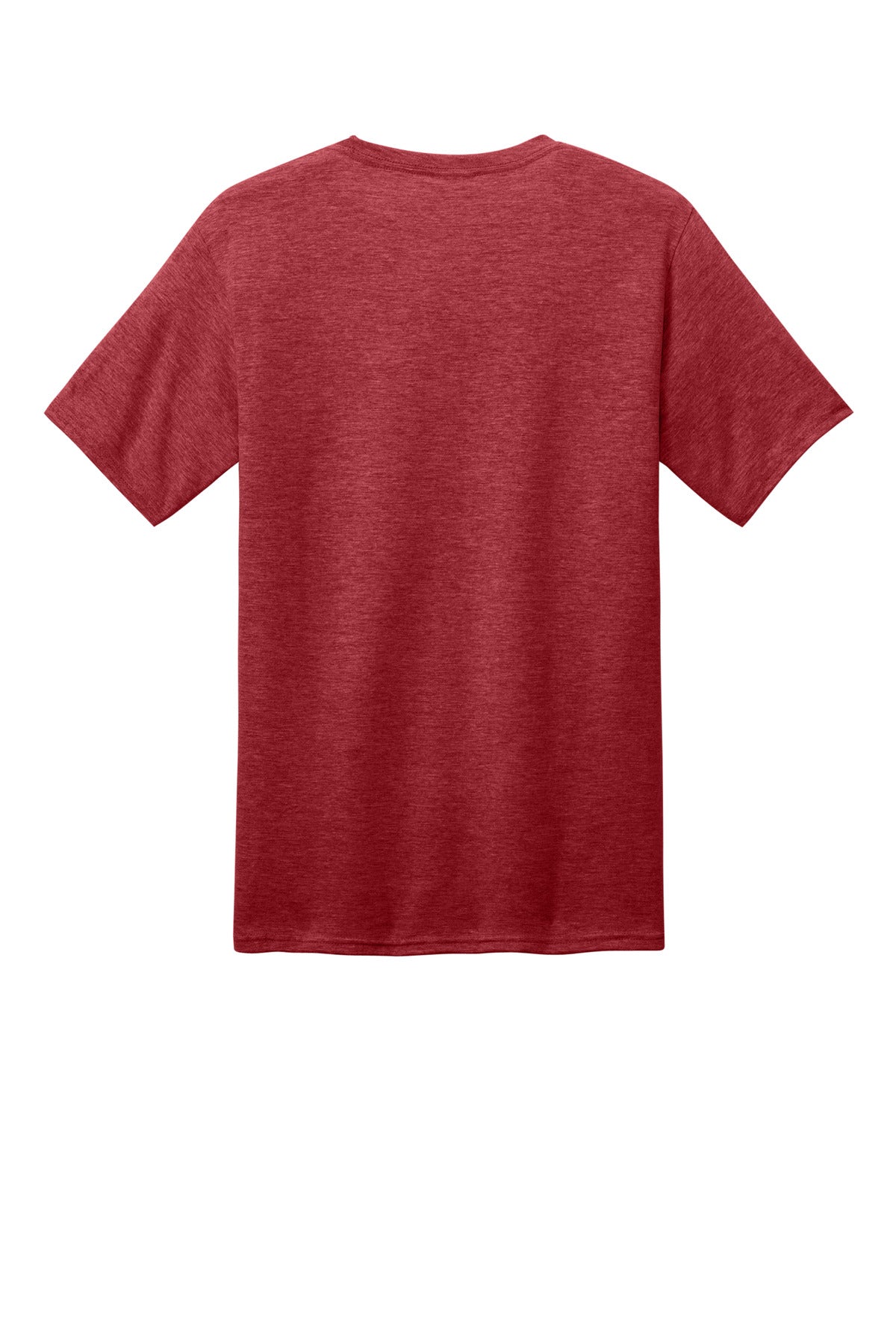 Port & Co CVC Tee - Team Cardinal Heather