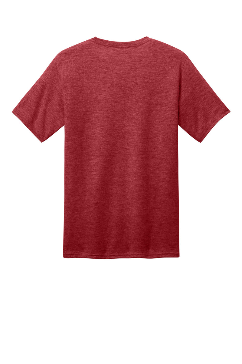 Port & Co CVC Tee - Team Cardinal Heather