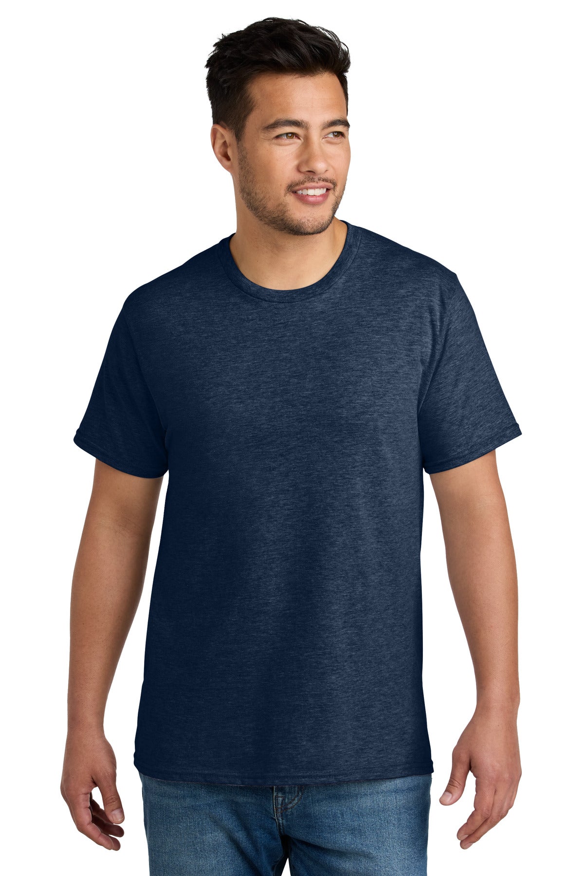 Port & Co CVC Tee - Team Navy Heather