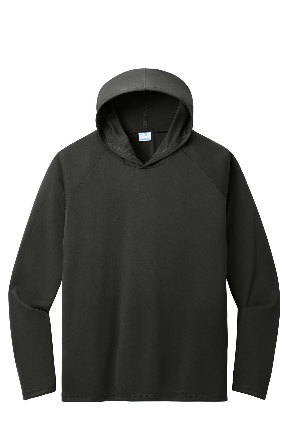 Port & Co Performance Pullover Hooded Tee - Jet Black