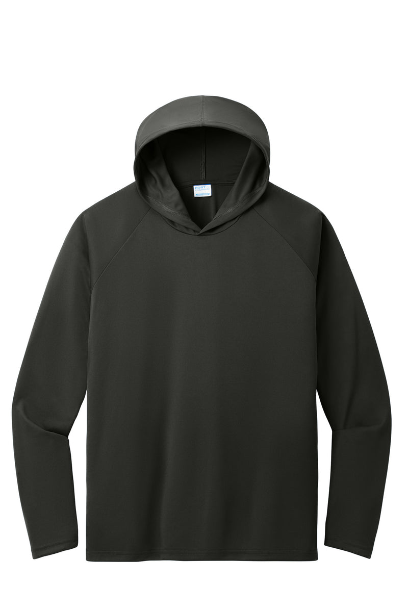 Port & Co Performance Pullover Hooded Tee - Jet Black