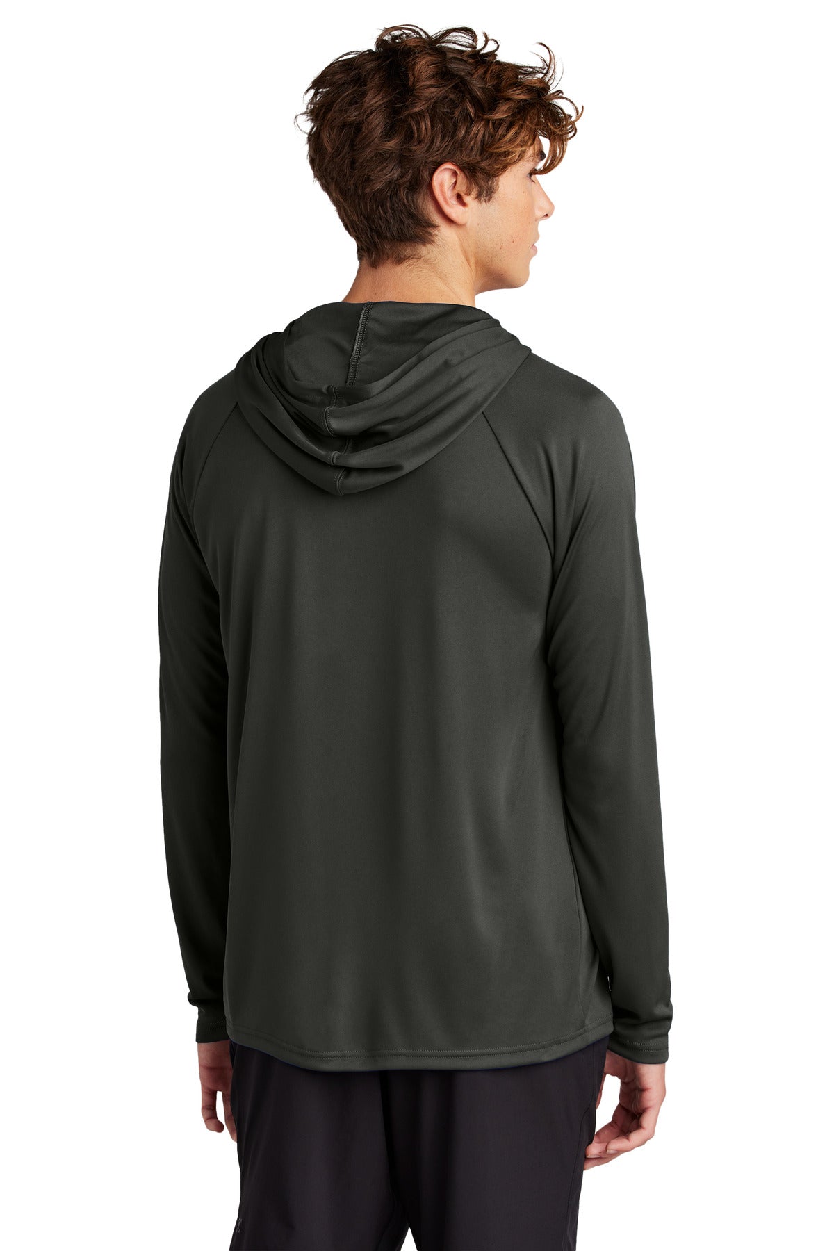 Port & Co Performance Pullover Hooded Tee - Jet Black