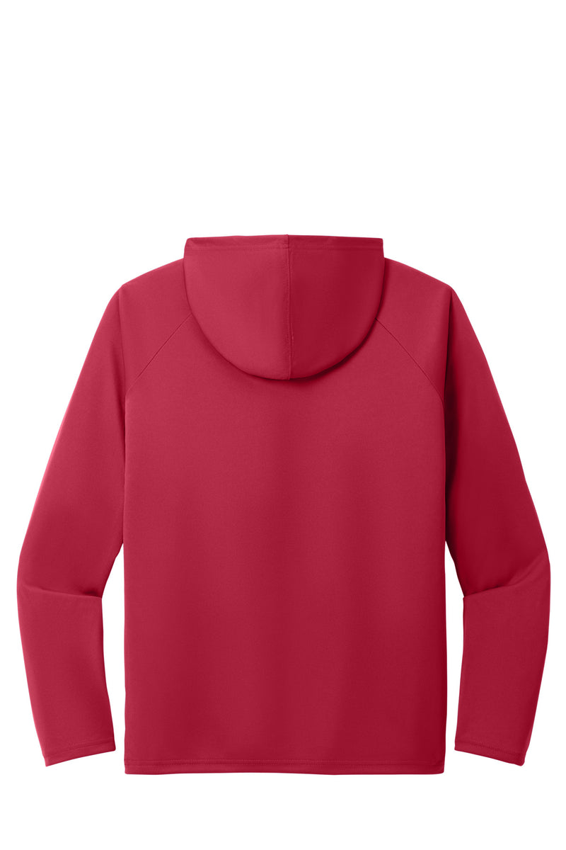 Port & Co Performance Pullover Hooded Tee - Red