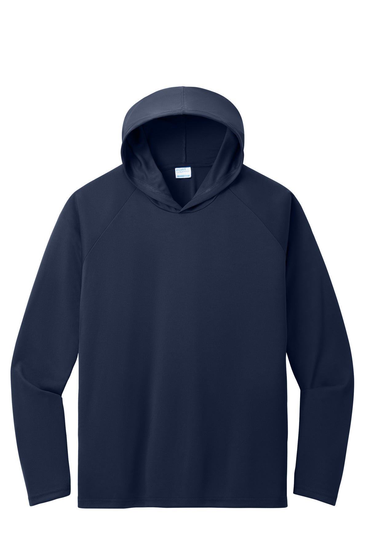 Port & Co Performance Pullover Hooded Tee - True Navy