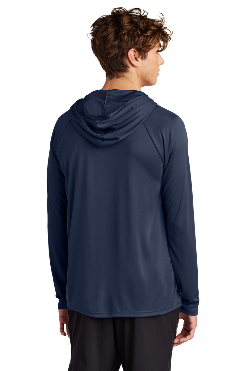 Port & Co Performance Pullover Hooded Tee - True Navy