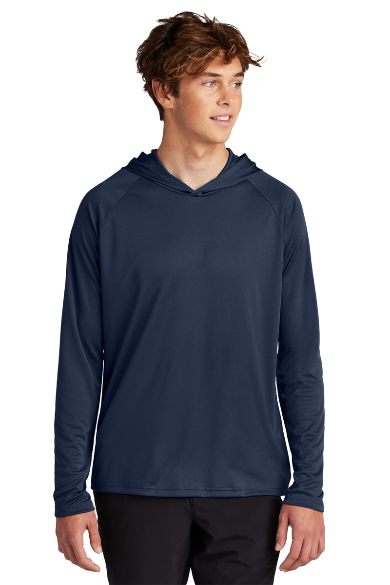 Port & Co Performance Pullover Hooded Tee - True Navy