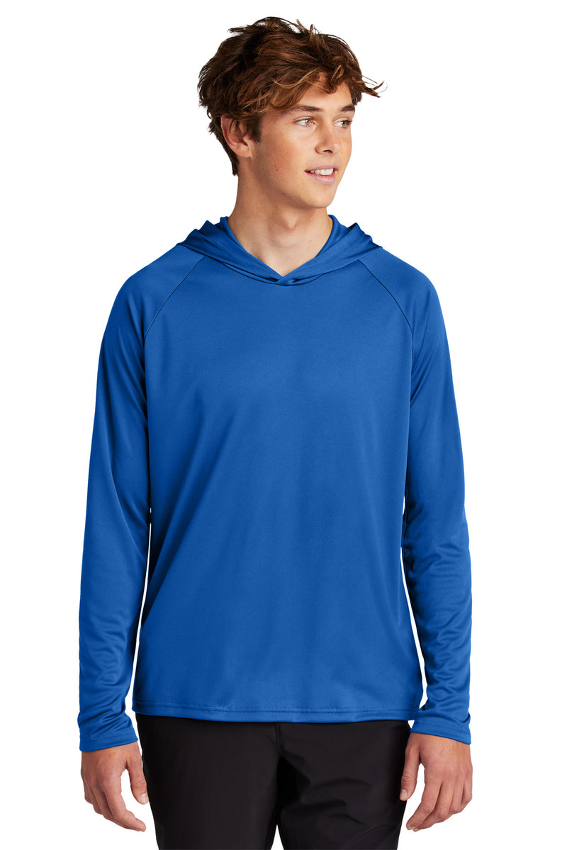 Port & Co Performance Pullover Hooded Tee - True Royal