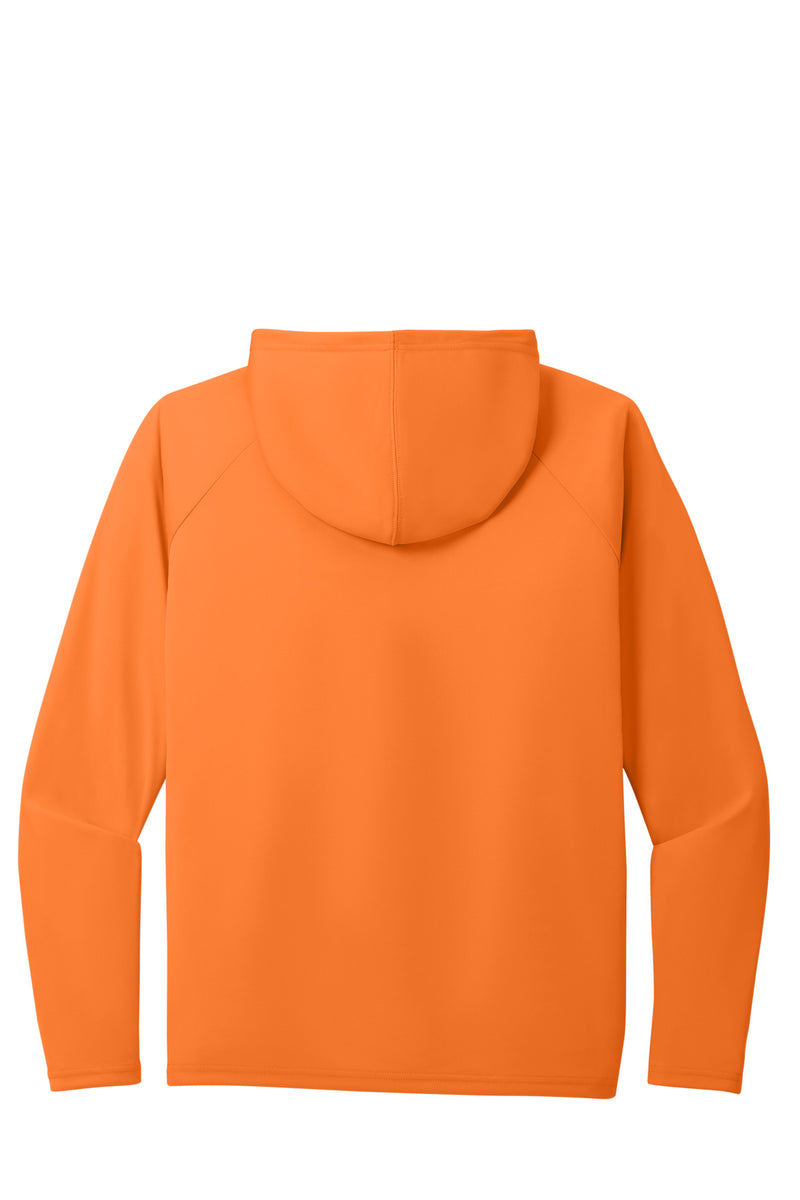 Port & Co Performance Pullover Hooded Tee - Neon Orange