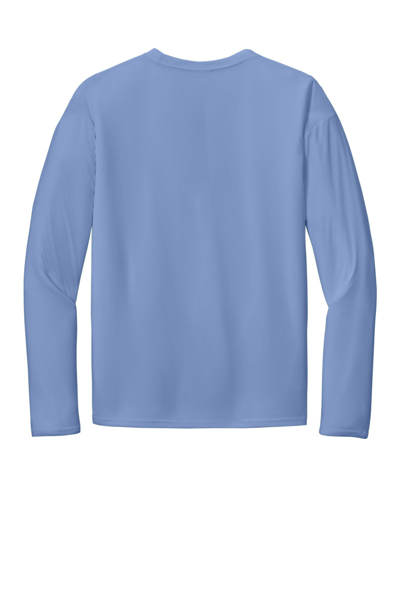 Port & Co Long Sleeve Performance Tee - Carolina Blue