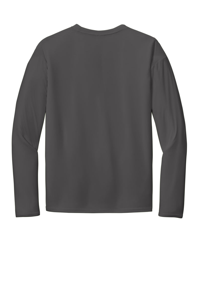 Port & Co Long Sleeve Performance Tee - Charcoal