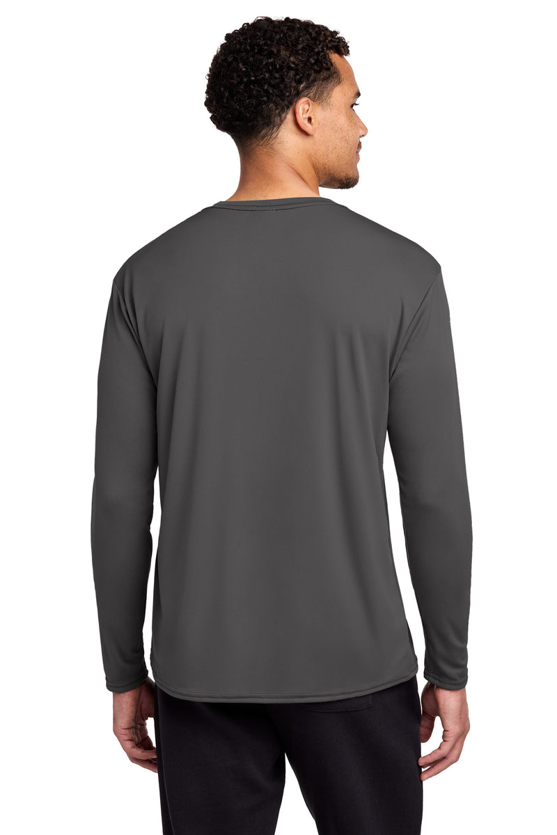 Port & Co Long Sleeve Performance Tee - Charcoal
