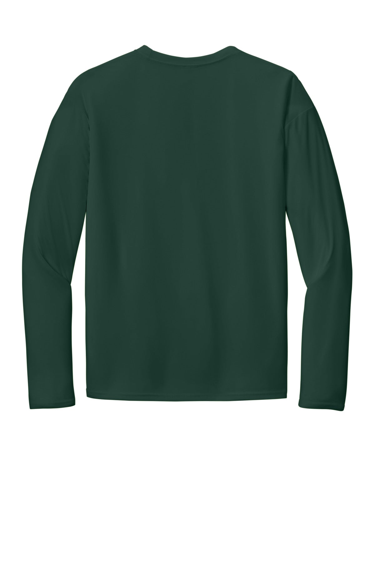 Port & Co Long Sleeve Performance Tee - Dark Green