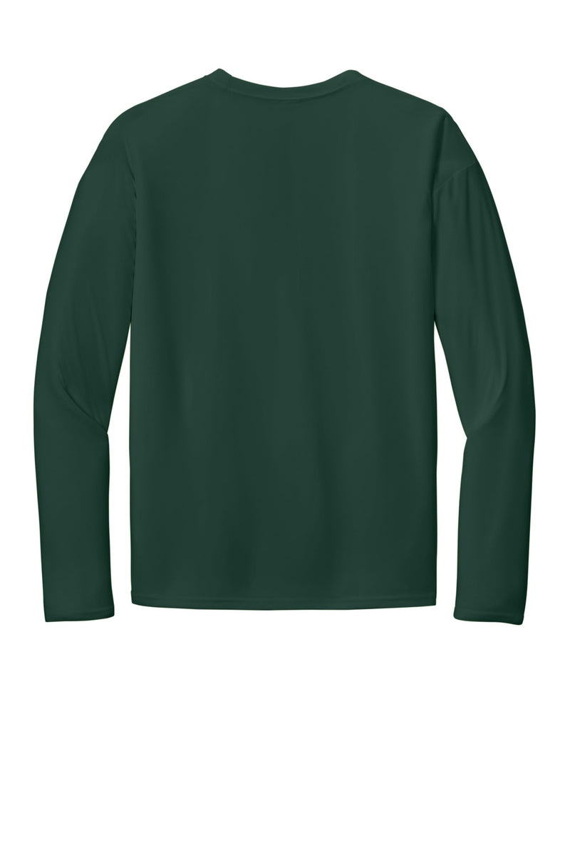 Port & Co Long Sleeve Performance Tee - Dark Green