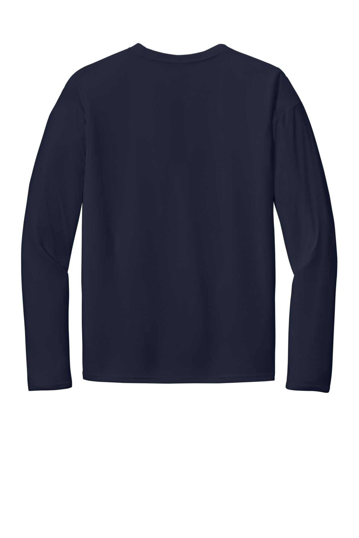 Port & Co Long Sleeve Performance Tee - Deep Navy