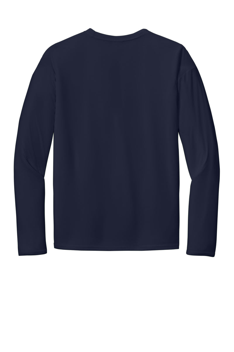 Port & Co Long Sleeve Performance Tee - Deep Navy