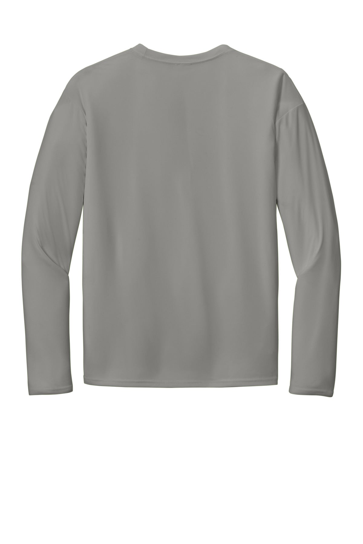 Port & Co Long Sleeve Performance Tee - Grey Concrete