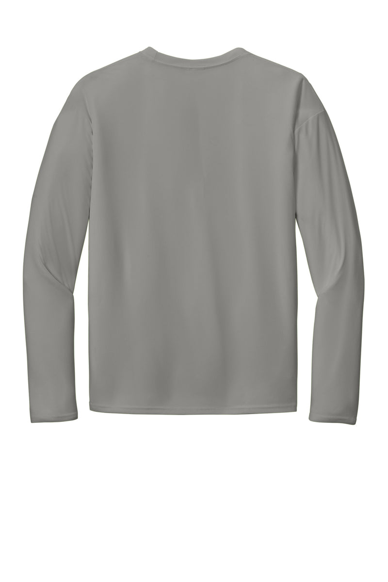 Port & Co Long Sleeve Performance Tee - Grey Concrete