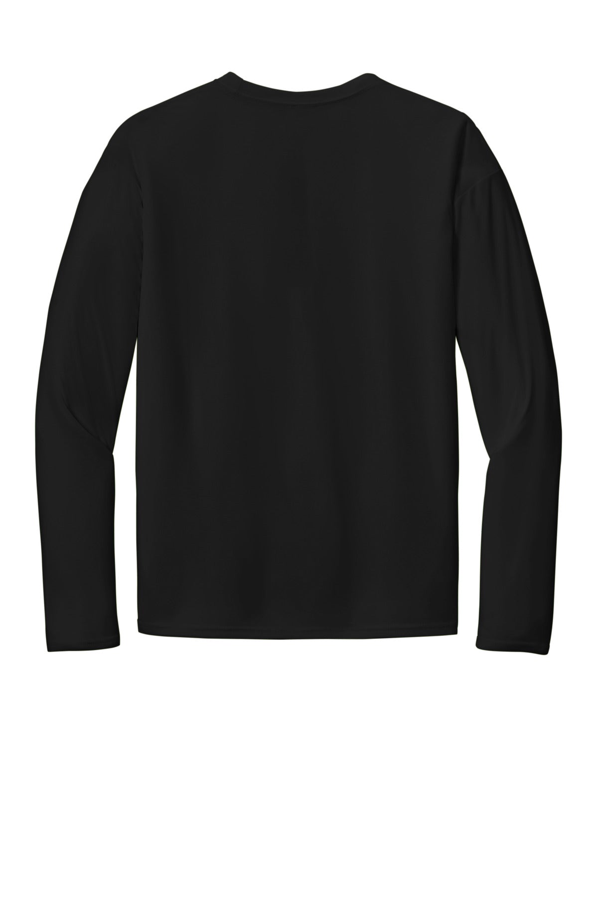 Port & Co Long Sleeve Performance Tee - Jet Black