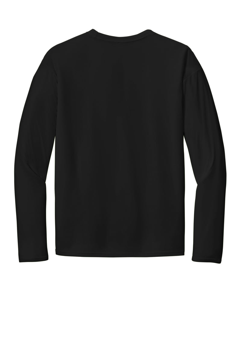 Port & Co Long Sleeve Performance Tee - Jet Black