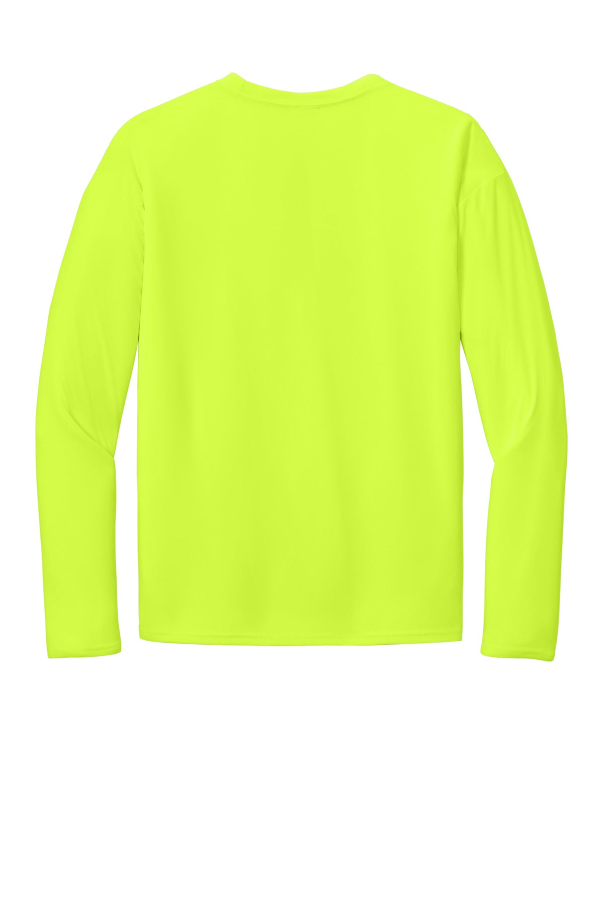Port & Co Long Sleeve Performance Tee - Neon Yellow