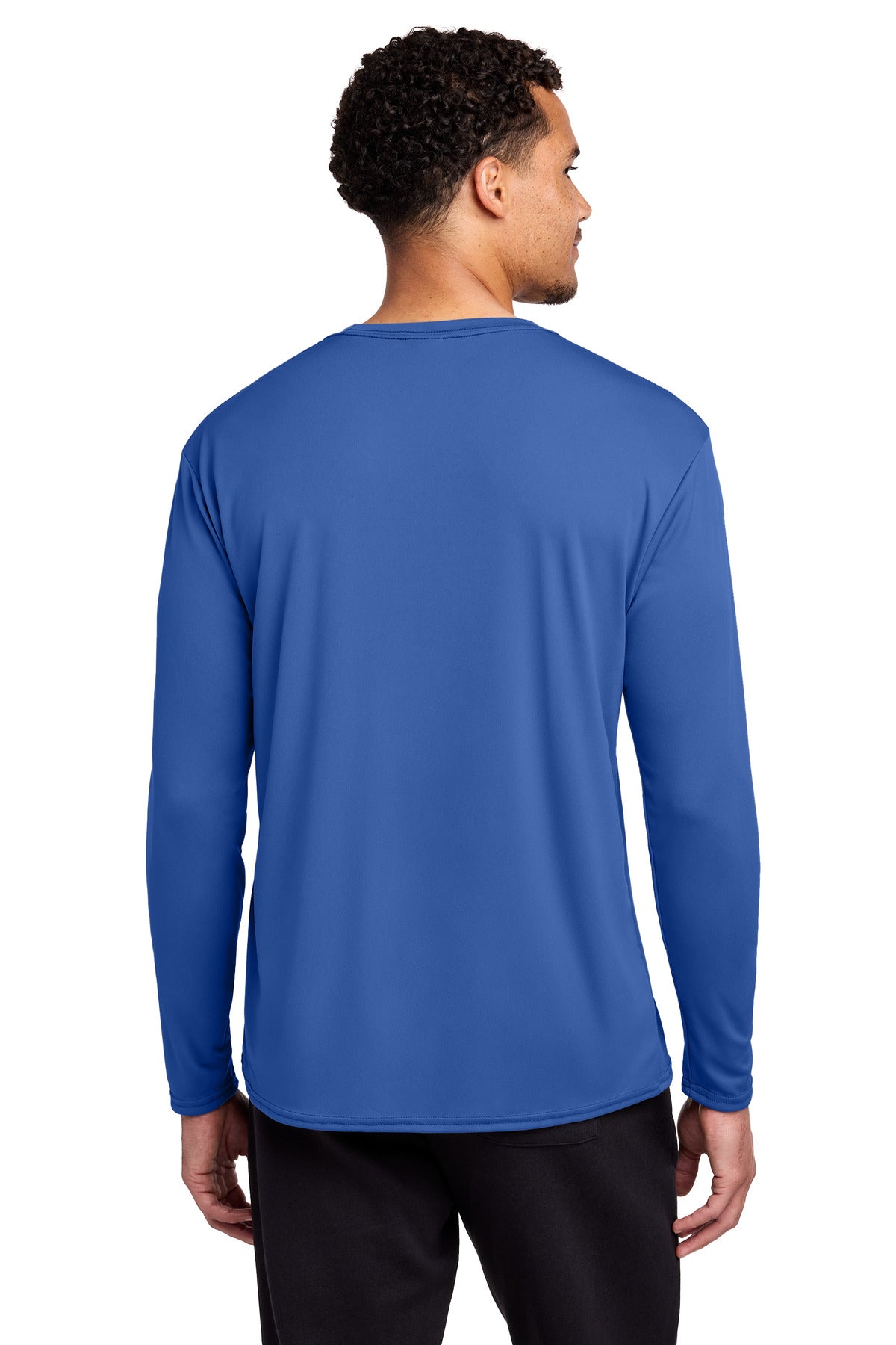 Port & Co Long Sleeve Performance Tee - Royal