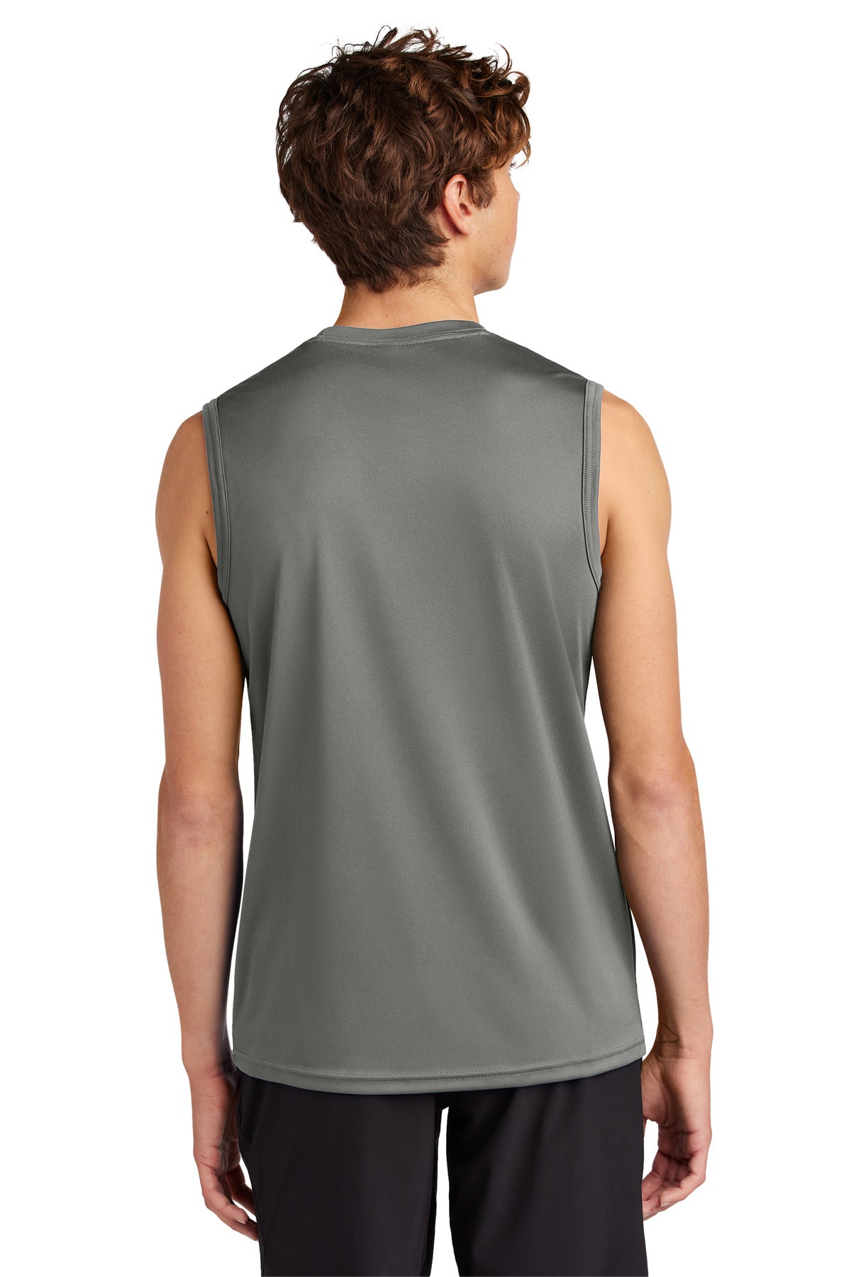 Port & Co Performance Sleeveless Tee - Charcoal
