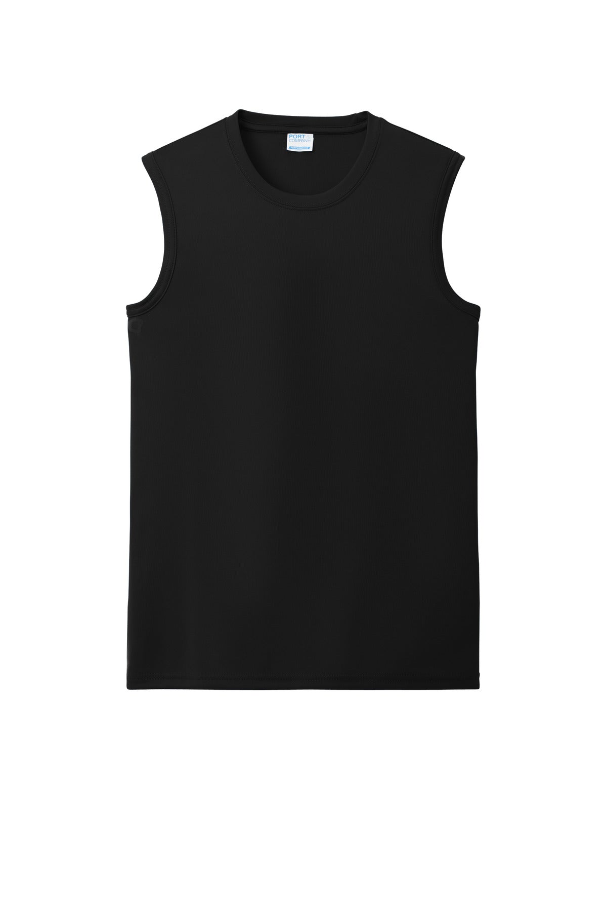 Port & Co Performance Sleeveless Tee - Jet Black