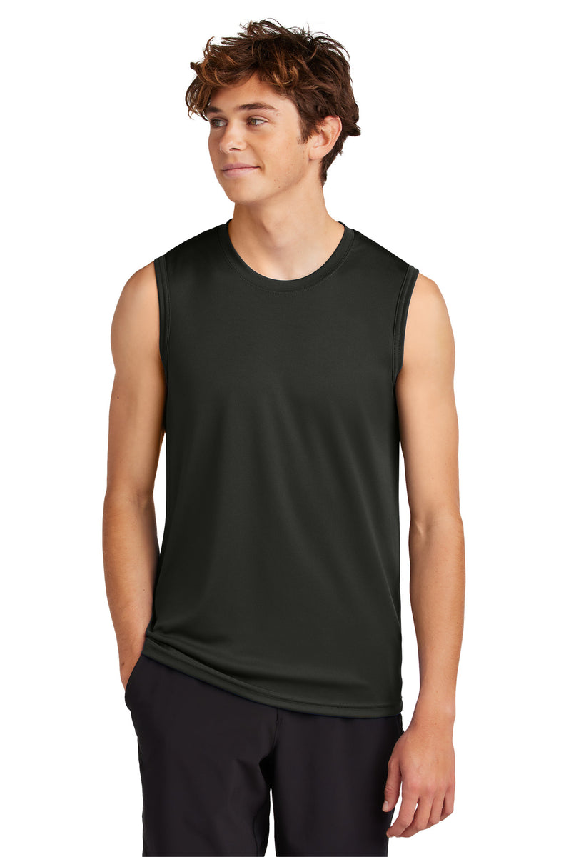 Port & Co Performance Sleeveless Tee - Jet Black