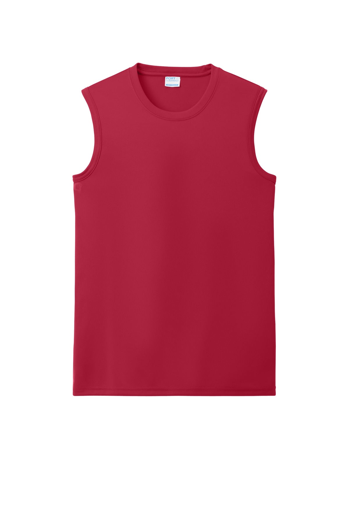 Port & Co Performance Sleeveless Tee - Red