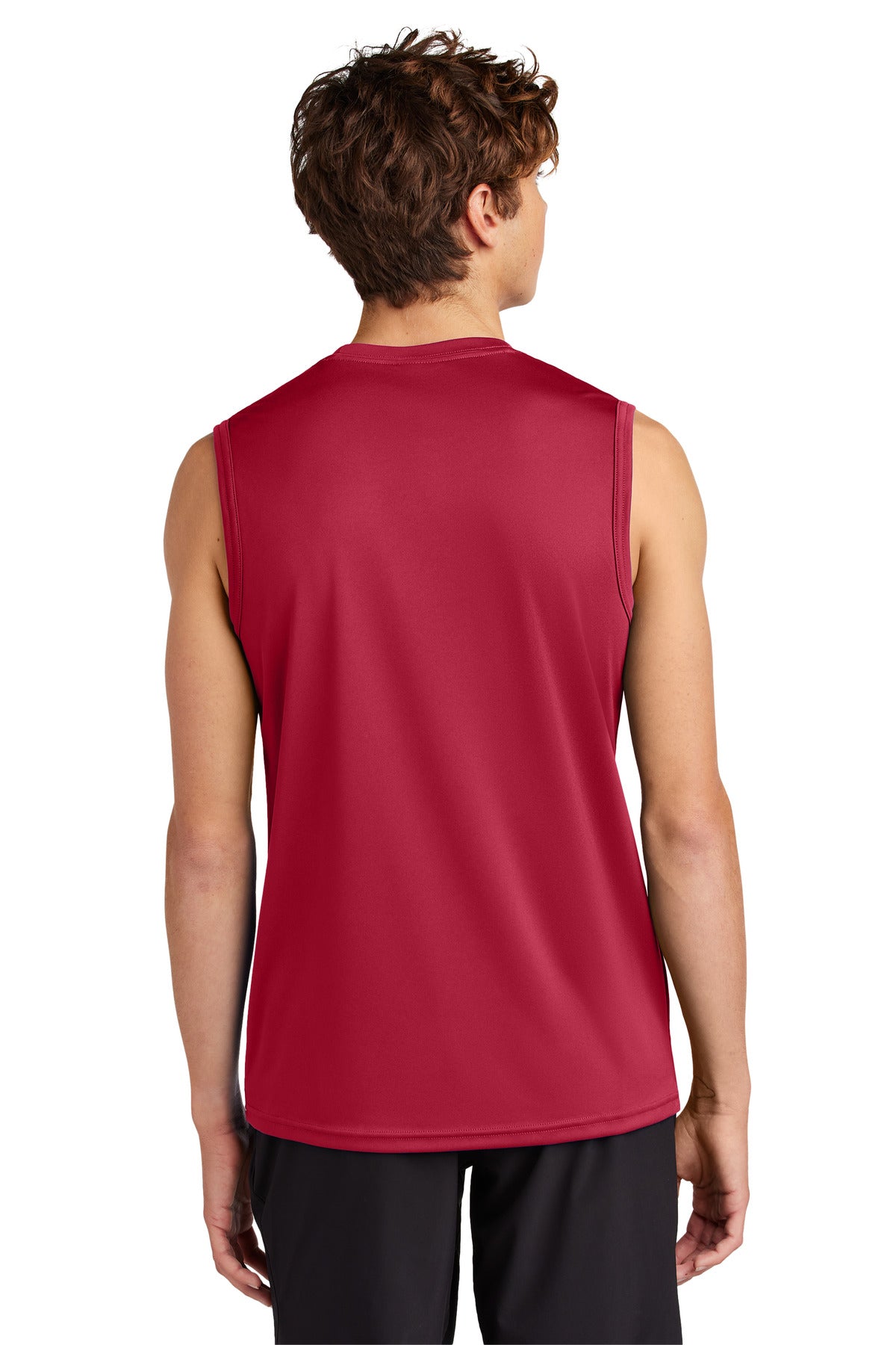 Port & Co Performance Sleeveless Tee - Red
