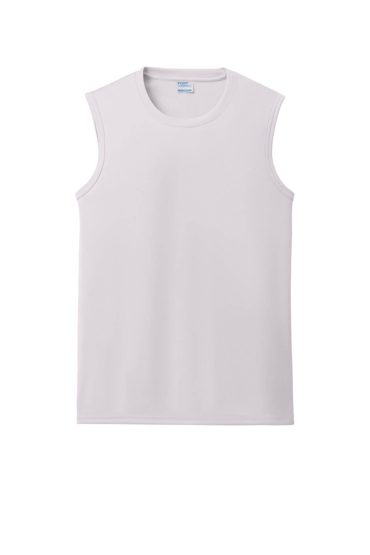 Port & Co Performance Sleeveless Tee - Silver