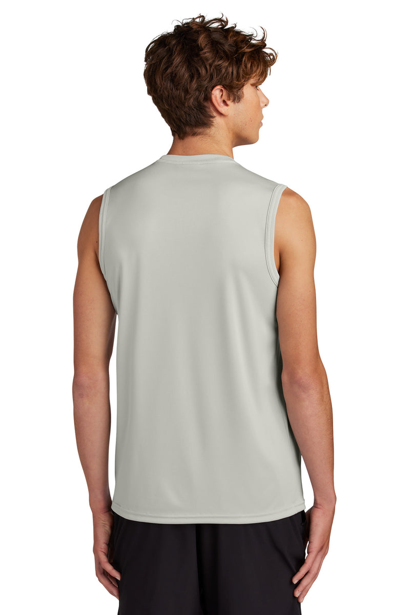 Port & Co Performance Sleeveless Tee - Silver