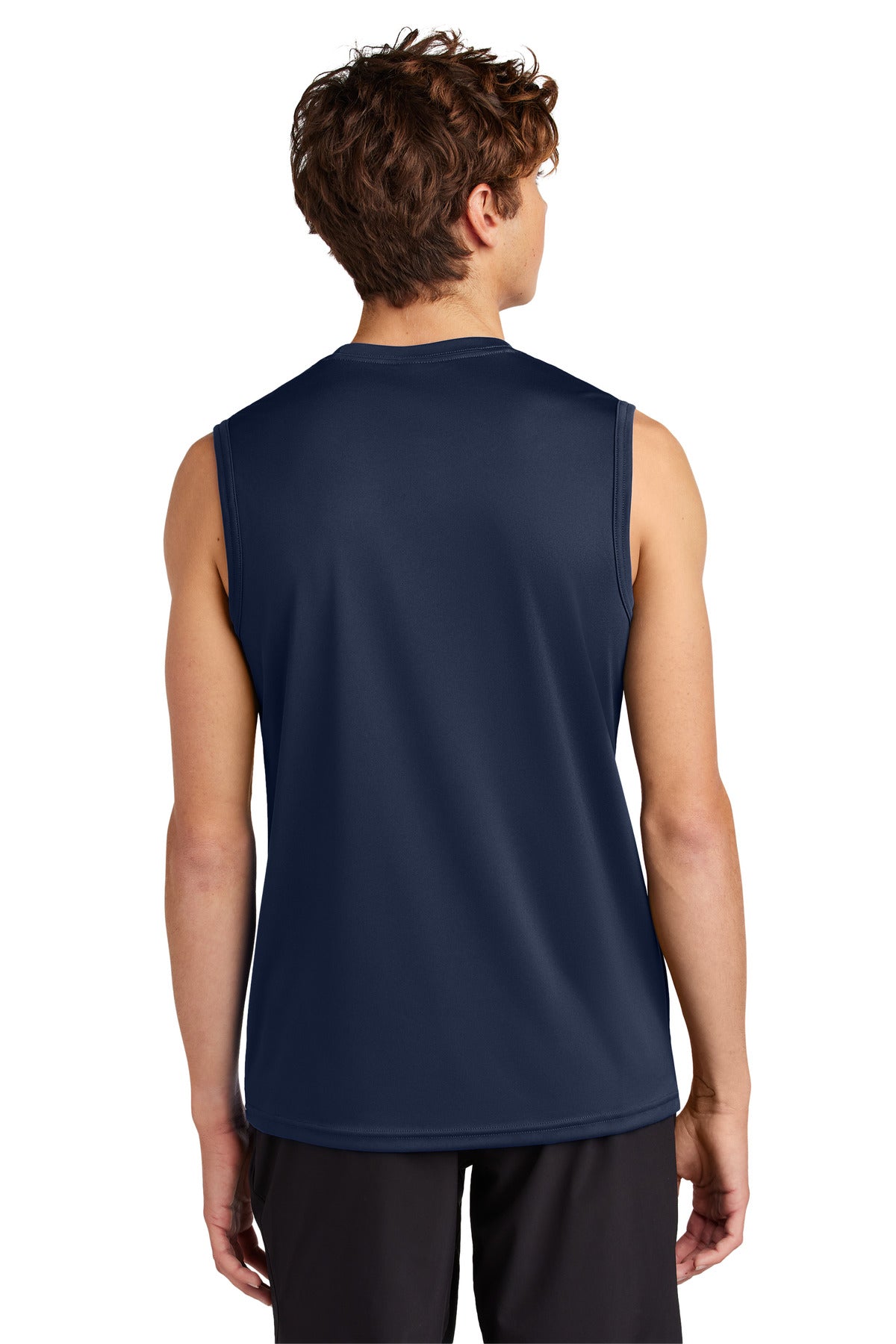 Port & Co Performance Sleeveless Tee - True Navy