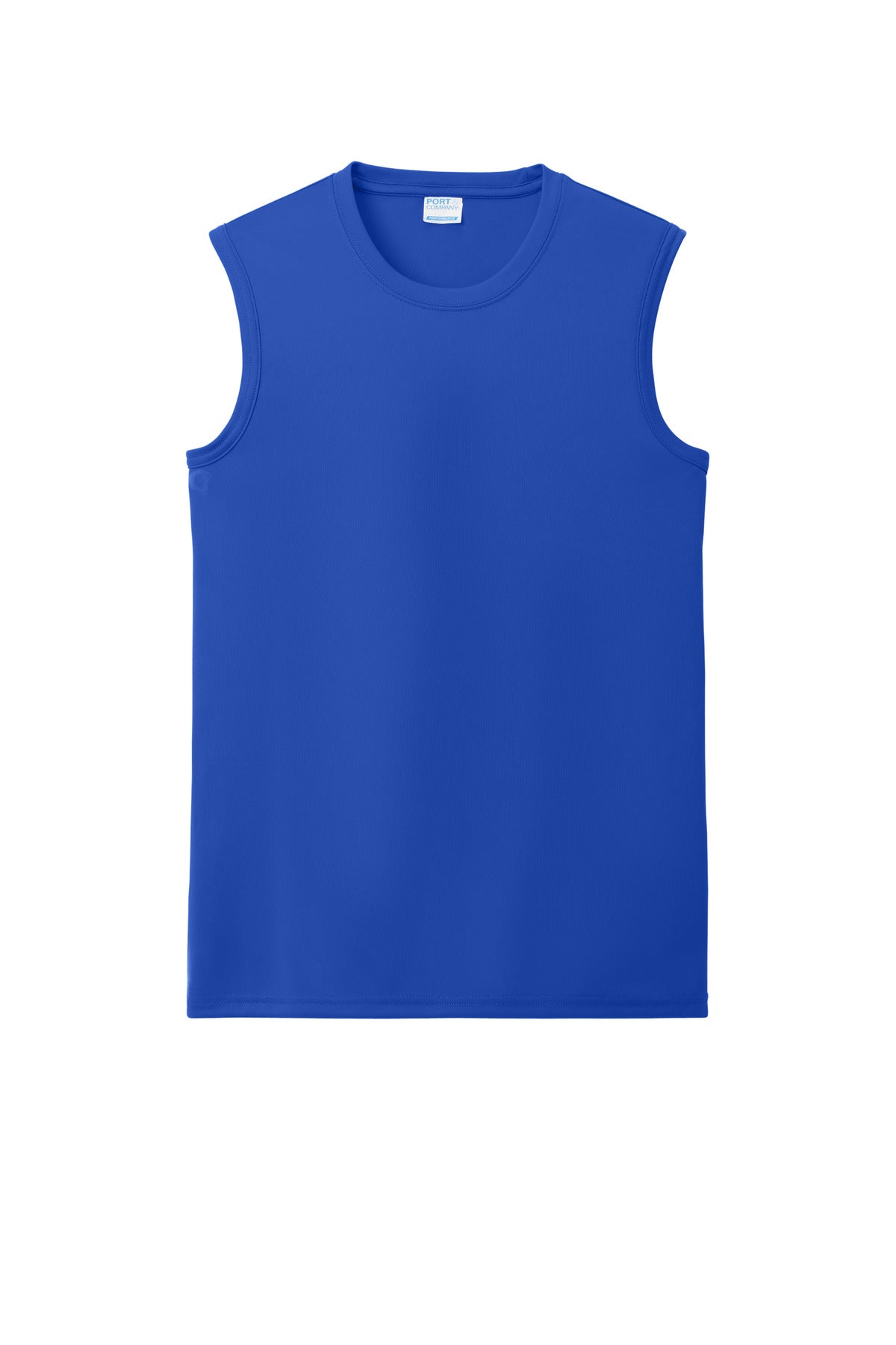 Port & Co Performance Sleeveless Tee - True Royal