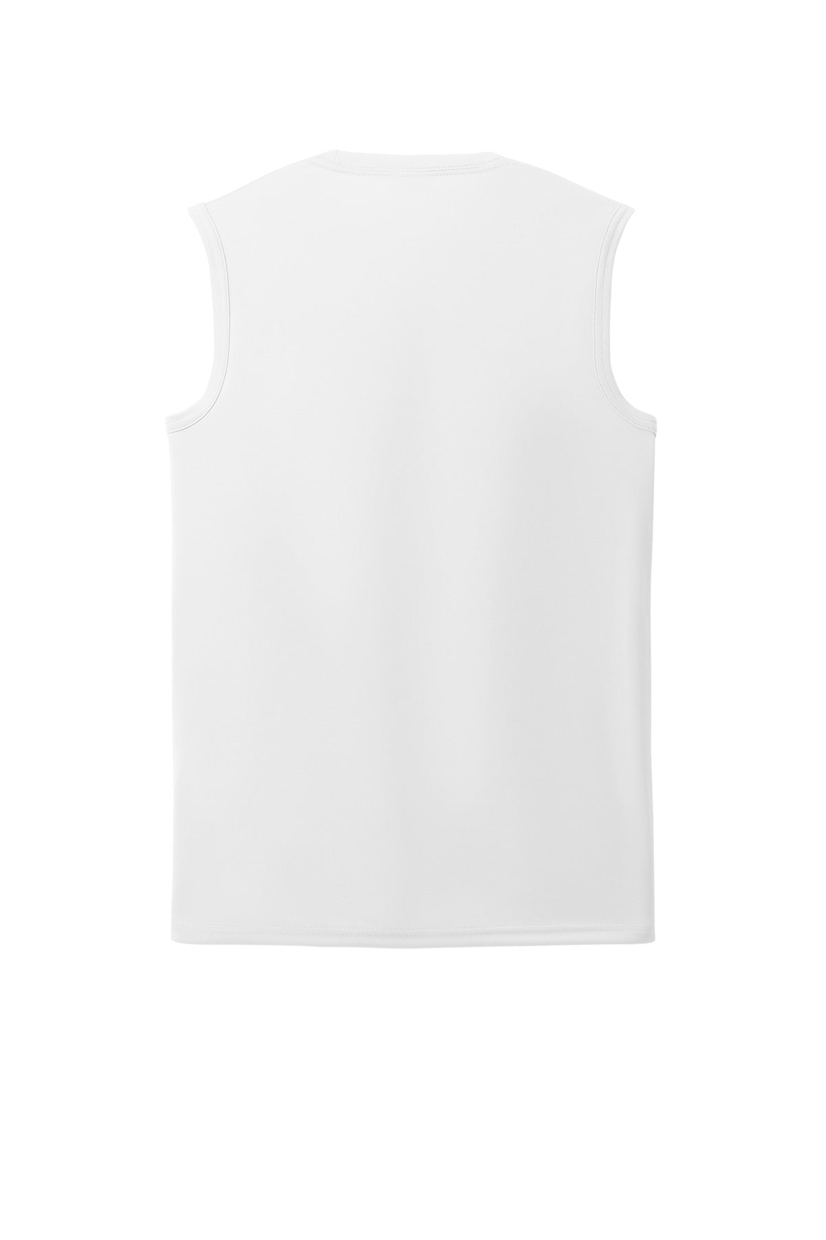 Port & Co Performance Sleeveless Tee - White