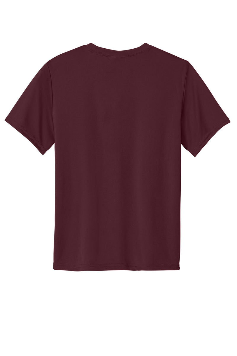 Port & Co Youth Performance Tee - Athletic Maroon