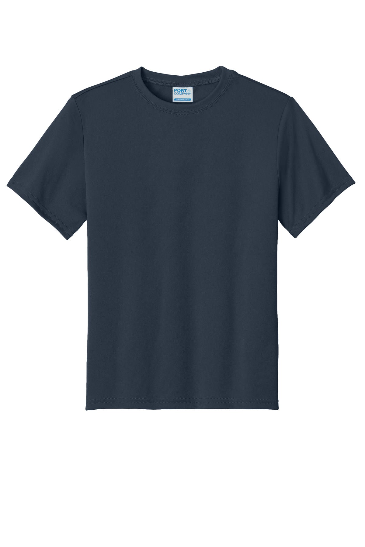 Port & Co Youth Performance Tee - Deep Navy