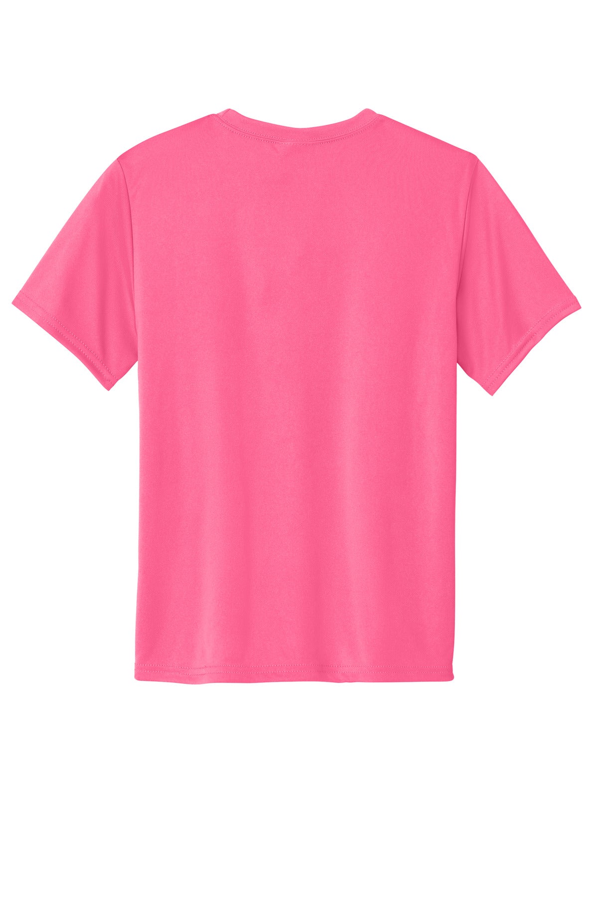 Port & Co Youth Performance Tee - Neon Pink
