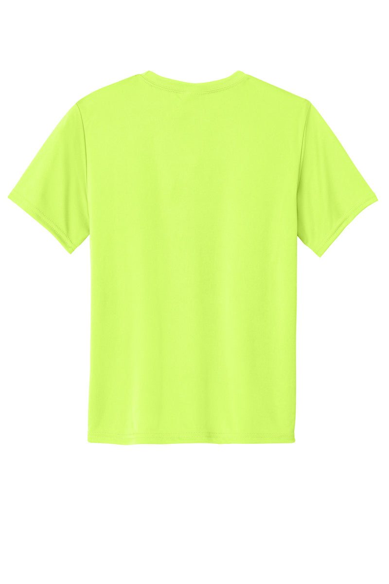 Port & Co Youth Performance Tee - Neon Yellow