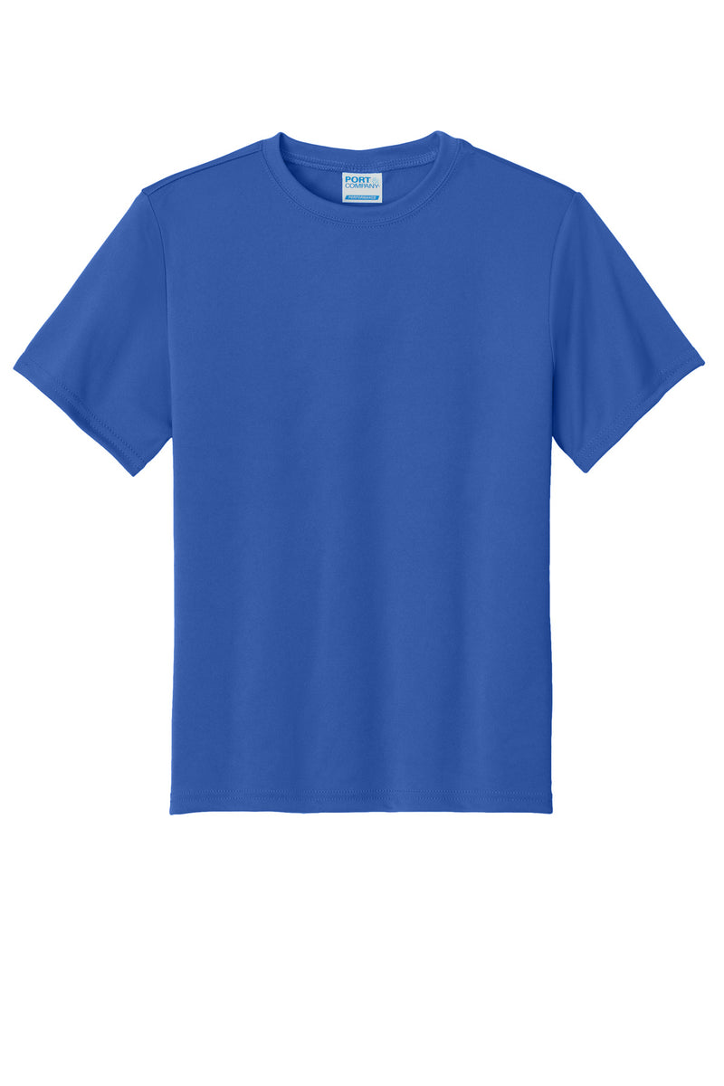 Port & Co Youth Performance Tee - Royal