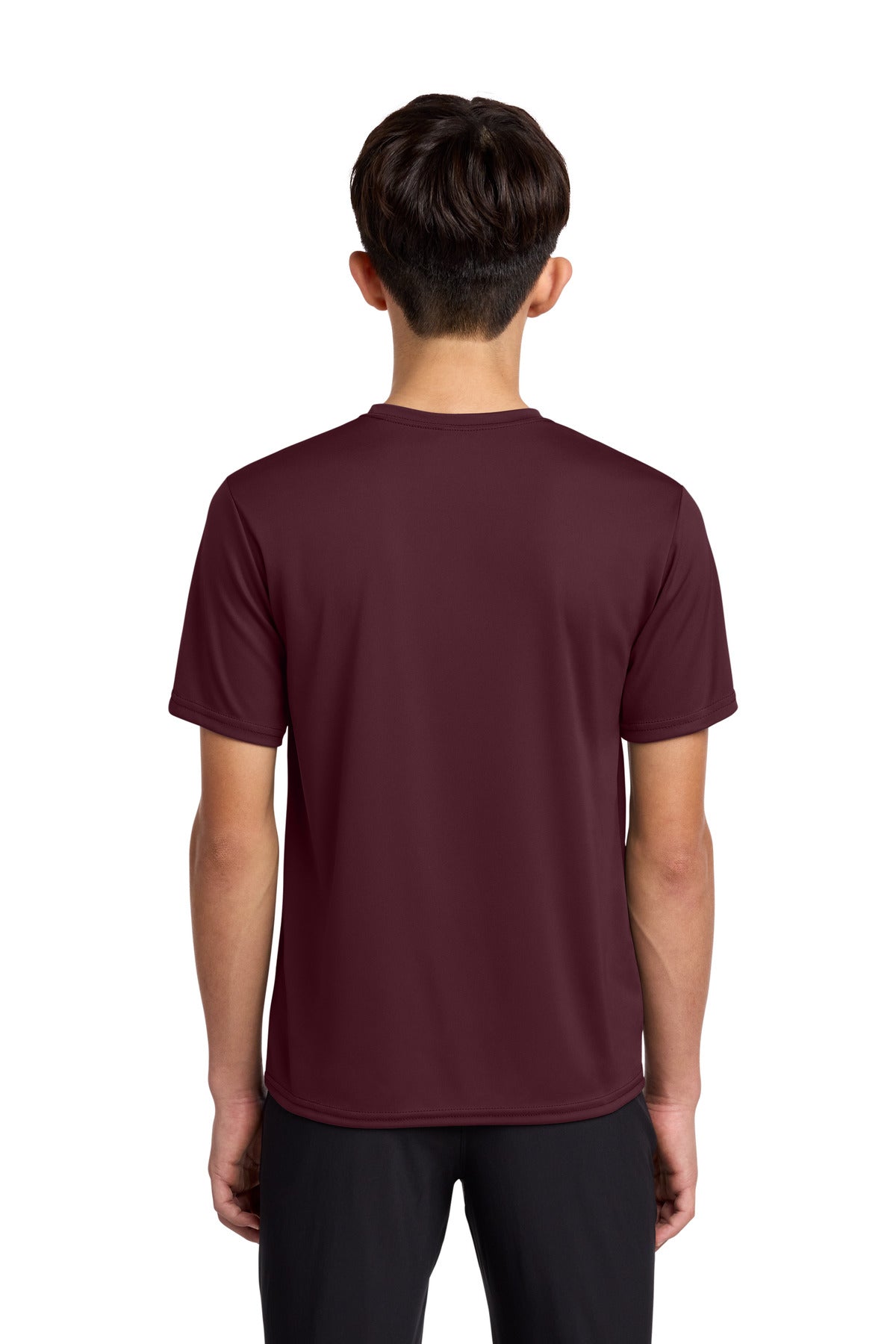 Port & Co Youth Performance Tee - Athletic Maroon
