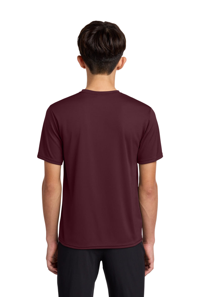Port & Co Youth Performance Tee - Athletic Maroon