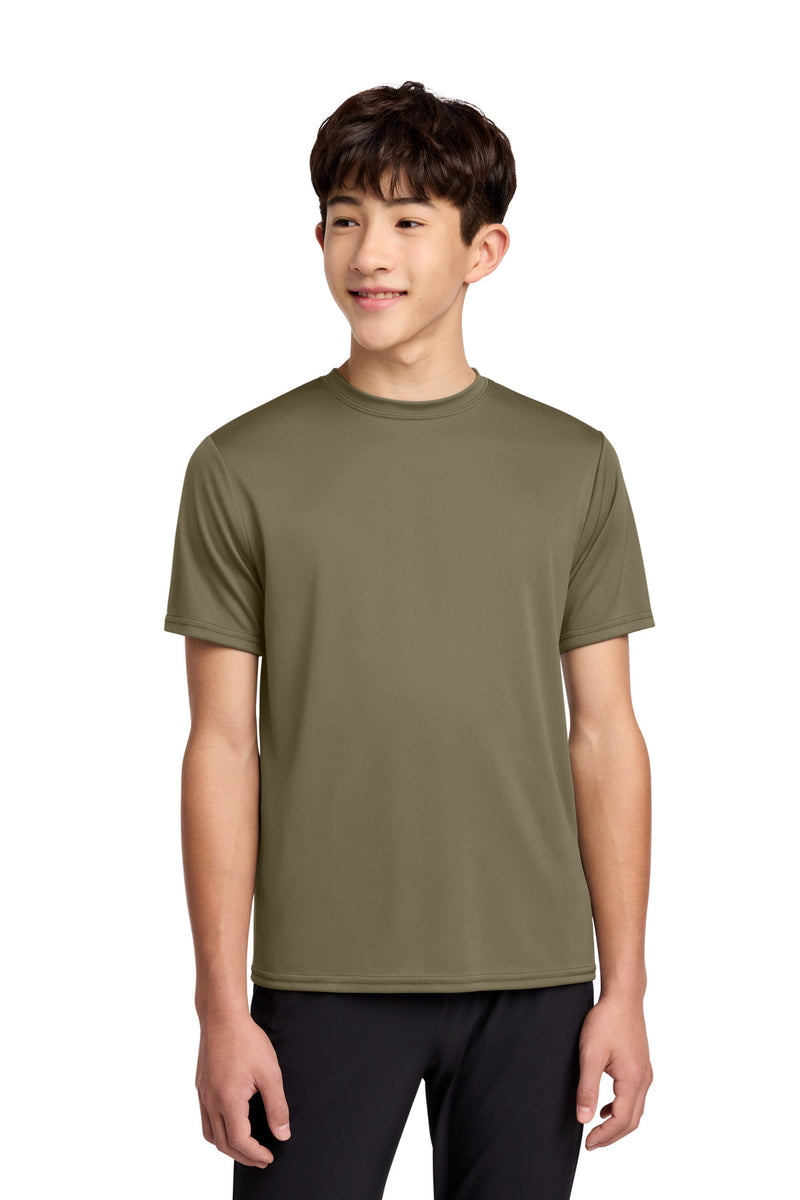 Port & Co Youth Performance Tee - Coyote Brown